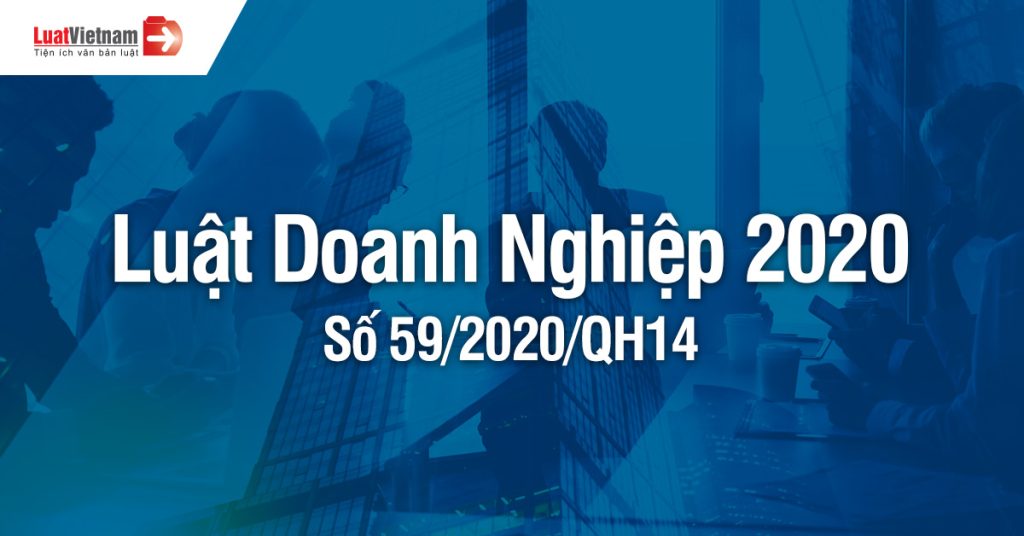 Luật Doanh nghiệp 2020 mới nhất, số 59/2020/QH14